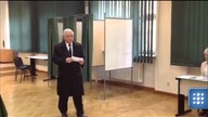 Jarosław Kaczyński głosuje - Referendum w Warszawie
