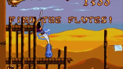 Aladdin [Sega Genesis] - Agrabah Rooftoops action