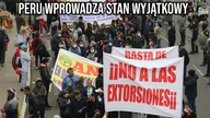 PERU WPROWADZA STAN WYJĄTKOWY