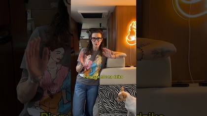 Pierwsza noc w nowym kamperze.