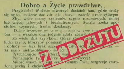 [299] Z odrzutu: Dobro (1927) K. Z + nagranie archiwalne