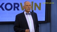 Konferencja prasowa - Janusz Korwin-Mikke komentuje wybory do regionalnego parlamentu w Niemczech