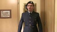RAF officer sings Theatrum Illuminatum Piotr Napierała