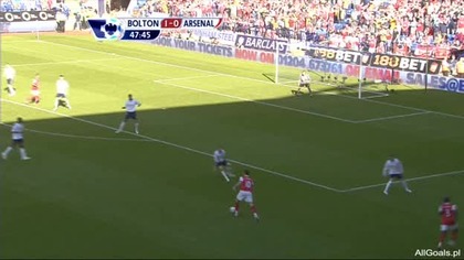 Premier League sezon 2010/2011 Bolton - Arsenal 1-1 Robin van Persie