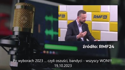 Po wyborach 2023 ...czyli oszuści, bandyci - wszyscy WON!! (19.10.2023)