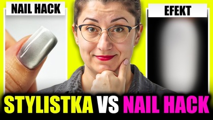 TESTUJĘ SPOSÓB NA IDEALNIE POŁOŻONY CAT EYE | Stylistka paznokci VS NAIL HACK