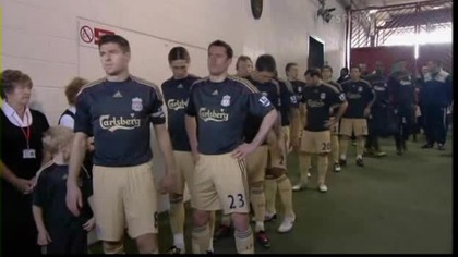 Premier League sezon 2009/2010 Manchester United - Liverpool 1 połowa