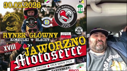 Motoserce na rynku w Jaworznie.  Akcja krwiodawstwa, motocykle i koncerty