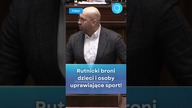 Rutnicki broni dzieci i osoby uprawiające sport! #shorts