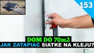 Odcinek 153.  Budowa domu do 70m2.  Jak zatopić siatkę na ściany?