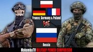 Trójkąt Weimarski vs Rosja 2024 | Porównanie siły militarnej