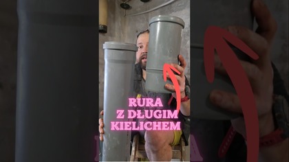 Jak wymienić pion kanalizacyjny? Rura z przedłużonym kielichem #codziśrobimy #tycner #hydraulik