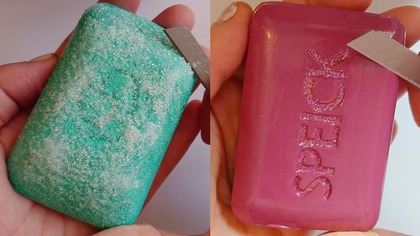 Soap Carving ASMR Relaxing Sounds no talking Satisfying ASMR Video