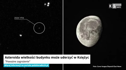 Asteroida wielkości budynku może uderzyć w Księżyc.  Poważne zagrożenie [KS Info]