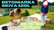 Betoniarka Skiva 120L.  Mała Betoniarka dla Amatora i nie tylko.  Test i Opinia Na Działce! odc. 98