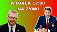 Poseł Grzegorz Braun i prof.  Mirosław Piotrowski