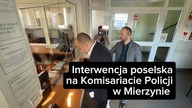 Interwencja poselska na Komisariacie Policji w Mierzynie / sprawa push backów w Niemczech