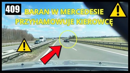 Obrażony baran w mercedesie musi wyrównać rachunki