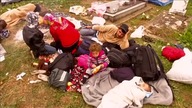 Chorwacja: Imigranci koczują na cmentarzu
