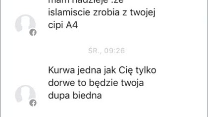 Muzułmanin groził Miriam Shaded. Dostała 30 dni bana na Facebooku za wklejenie rozmowy z przestępcą!