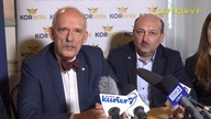 Uchwała lustracyjna nie została wykonana - Janusz Korwin-Mikke na konferencji prasowej w Lublinie