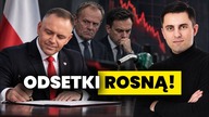 Wyprzedaż polskich obligacji, podpis Nawrockiego i duże spadki cen paliw