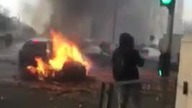 POLAND-WARSAW-FIRE ON THE STREET CITY CENTER- 13. 03. 2019