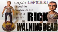 2 część Ricka z The Walking Dead (spodnie, bluzka, walkie-talkie, pasek, ręce, gwiazde naramienną)