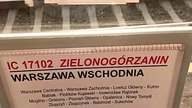 IC 17102 Zielonogórzanin Warszawa Wschodnia - Kutno - Babiak - Gniezno - Poznań Główny -Zielona Góra