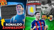 Cristiano Ronaldo PRZEPRASZA za swoje ZACHOWANIE! DWA gole Lewandowskiego! Gerrard WYWALONY | LANDRI