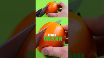 Nauka owoców dla dzieci - kaki