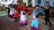 Zespół folklorystyczny Pokolenia z Biłgoraja na dożynkach w Markuszowie