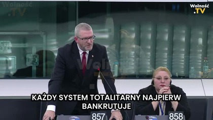 GRZEGORZ WALCZY O WOLNOŚĆ SŁOWA W EUROPARLAMENCIE!