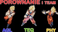 EZA SSJ 2 AGL, TEQ, PHY GOKU PORÓWNANIE DOKKAN BATTLE PL