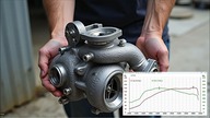 Passat po zapominalskim mechaniku znowu u mnie, tym razem naprawa dymienia.