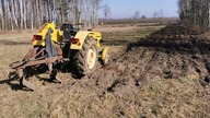 Ursus C 360 ciągnik bokiem i likwidacja mostku
