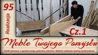 Stolik kawowy z egzotycznego gatunku zebrano i z blatem zalanym żywicą epoksydową