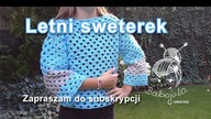 Letni sweterek - ścieg Granny #opusnatura #centrumwloczek #opusnaturabambino