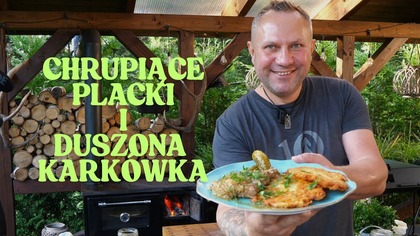 Szok ! - Karkówka z karmelizowaną cebulą i chrupiącymi plackami ziemniaczanymi / Oddaszfartucha