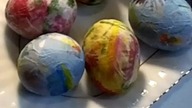 Malujemy jajka na Wielkanoc bez użycia farb i barwnikówDIY #shorts #decoupage #jaja #wielkanoc