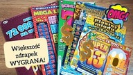 Zdrapki Lotto  Dużo trafień!  Mix za 77zł z fajnym plusem 