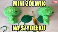 Mini żółwik na szydełku, zrób to sam, prosty tutorial, crochet, diy #199