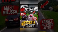 Mało miejsca, zakręt bliskoTen manewr mógł skończyć się dużo gorzej.  #dashcam #kierowcy #droga
