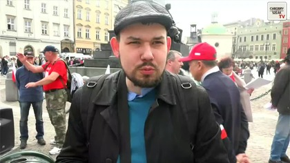 NA ŻYWO: Przeciw ukraińskiej okupacji krakowskiego Rynku