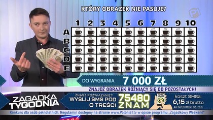 Polonia 1 - "Zagadka Tygodnia" (wersja 30 min. ) (26. 05. 2026)