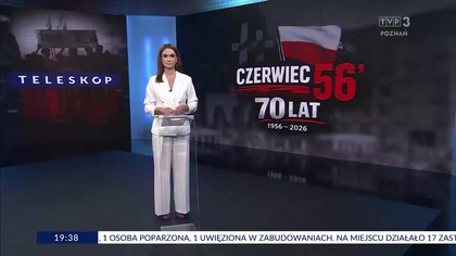 TVP 3 Poznań - Fragment "Teleskopu" o oficjalnych obchodach Poznańskiego Czerwca '56 (28. 06. 2026)