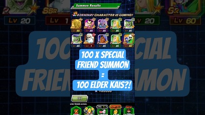 100 X FRIEND SUMMON GLOBAL EDITION SPECIAL DBZ DOKKAN BATTLE RESULTS