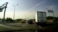 Niespodzianka na autostradzie