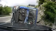 Wypadek ciężarówki