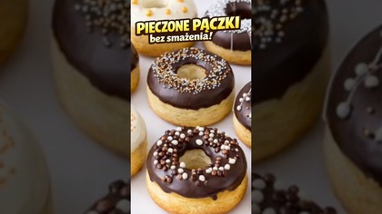 Pieczone donaty  puszyste pączki bez smażenia! #pieczonepączki #donaty #bezsmażenia #shorts